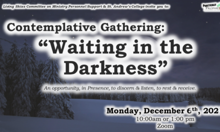 Contemplative Gatherings: “Waiting in the Darkness”