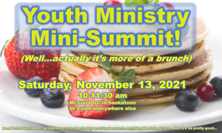 YOUTH MINISTRY MINI-SUMMIT (Well…actually it’s more of a brunch)