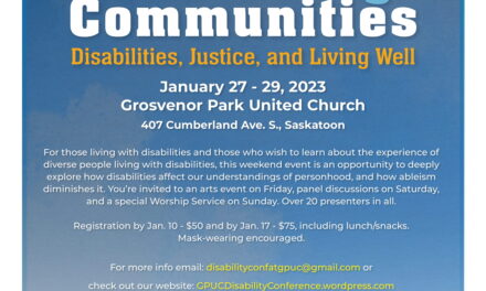 Connecting Communities:  Disabilities, Justice, and Living Well