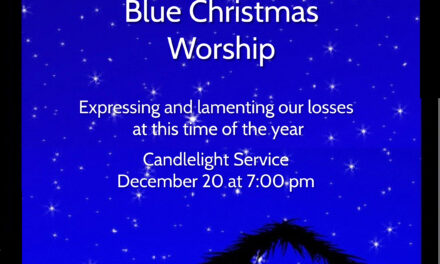 Blue Christmas Candle Light Service