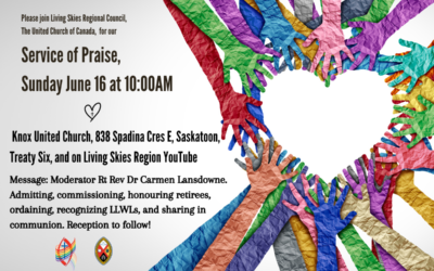 Livestream details, Regional Service of Praise