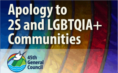 Regional details: Apology to Two Spirit and LGBTQIA+ people on August 8