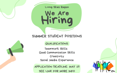 Living Skies Region is Hiring for the Summer!