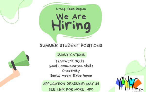 Living Skies Region is Hiring for the Summer!