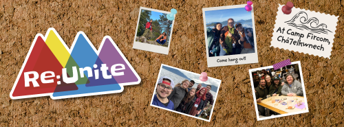 Poster for Re:Unite young adult retreat